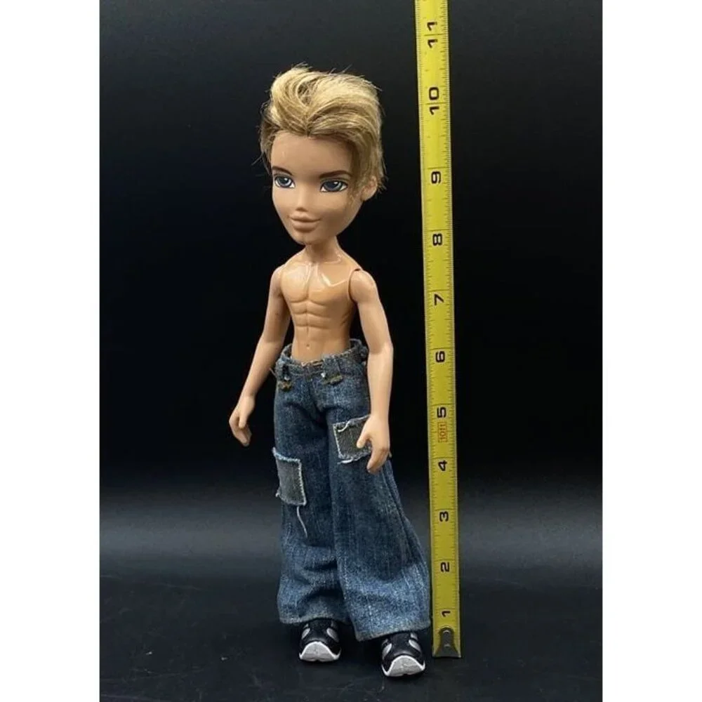 2002 Bratz Boyz Cameron Doll MGA Y2K Redressed With Shoes Sun Kissed Blonde Hair